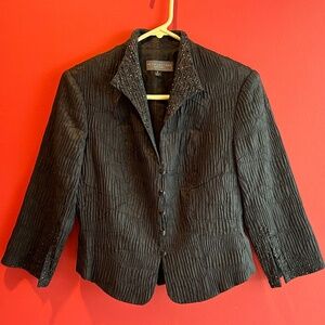 KM Collections  by Milla Bell Black Jacket Size 8